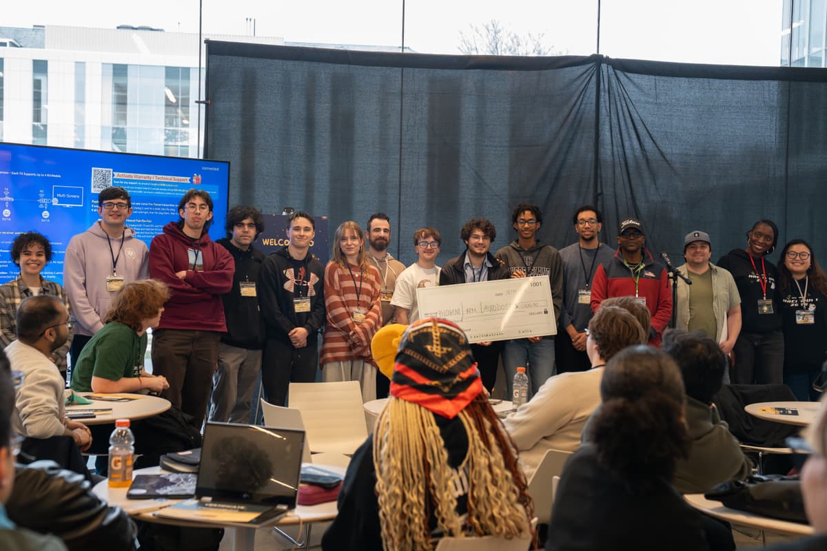 HACK@URI hackathon awards ceremony